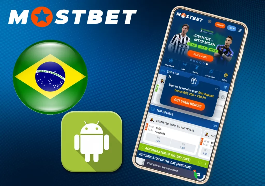 Aplicação Mostbet para Android no Brasil